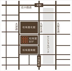 松坂屋名古屋店（おもたせ）マップ