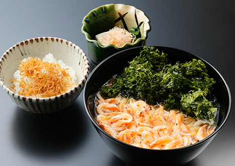 桜海老とあおさ海苔煮麺